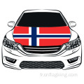 La coupe du monde drapeau de la Norvège drapeau de capot de voiture 100*150cm